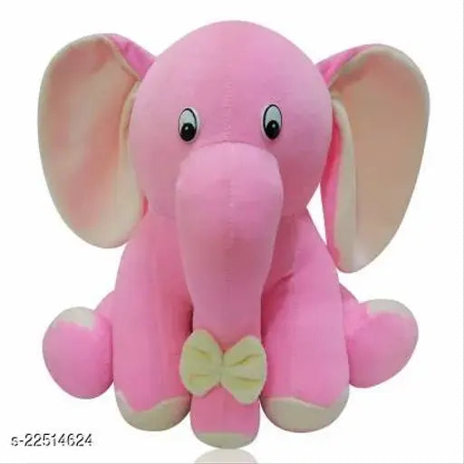 Soft push fabric animal Pink Elephant toy For Kids 26 cm